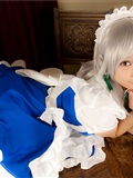 cosplay美女套图 c77 Sakuya Izayoi　白丝假发扮相(1)(22)